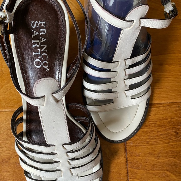 Franco Sarto Women’s Creme Strappy Sandal, size 7M - Picture 10 of 10